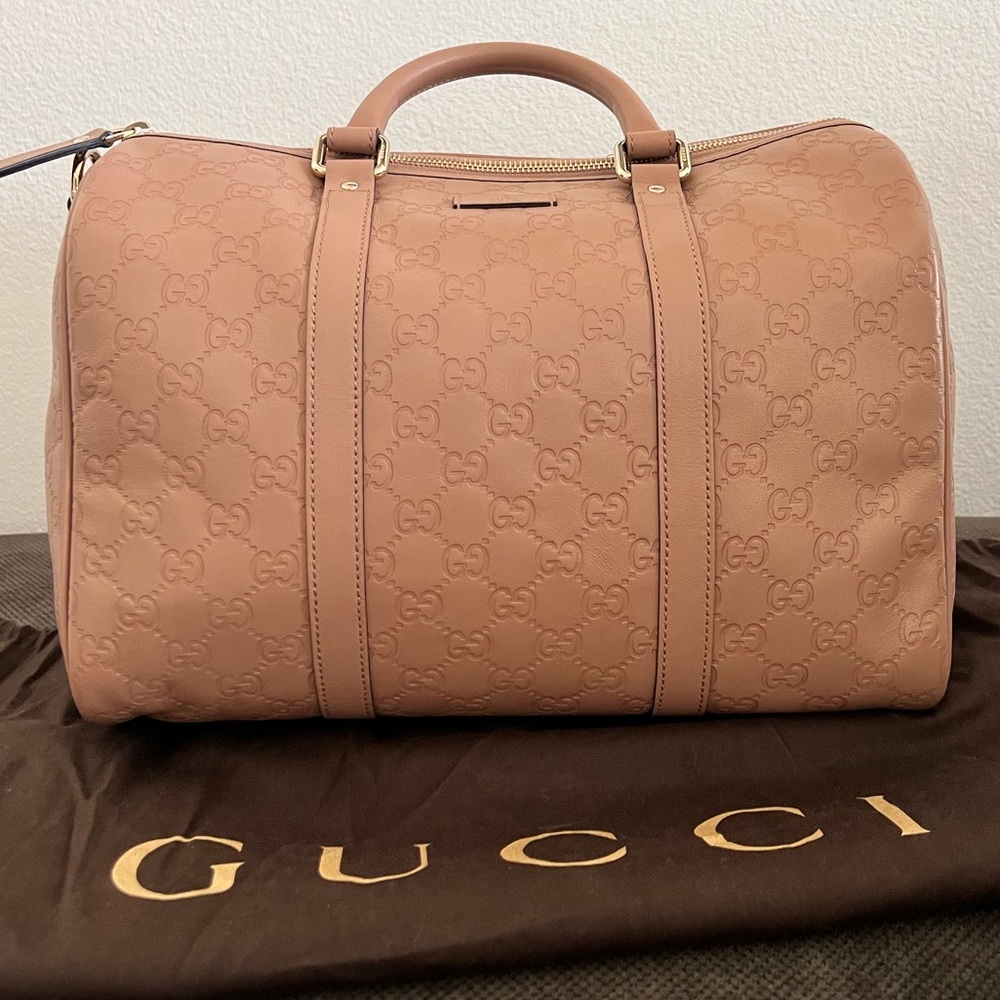 Gucci Joy Boston Bag Guccissima Leather Medium